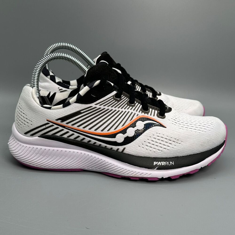 Saucony Guide 14 Women's Size 7 Black White Sneakers Athletic Running Shoes